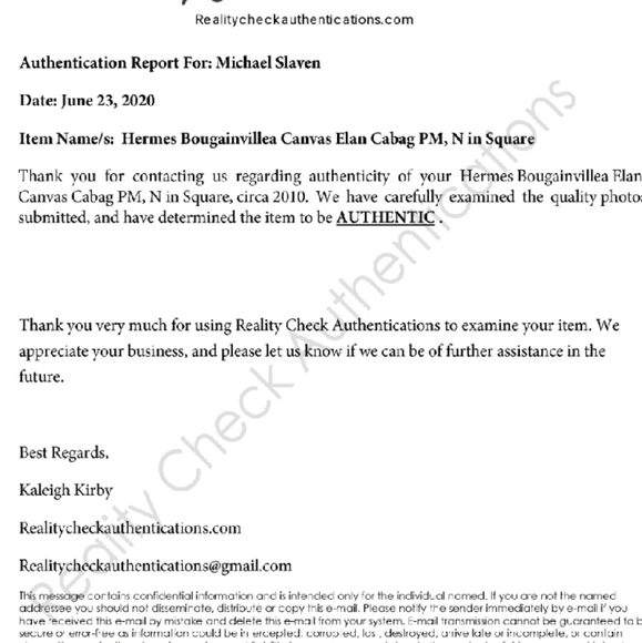 Hermes bougainvillea elan canvas cabbage bag - Picture 13 of 13